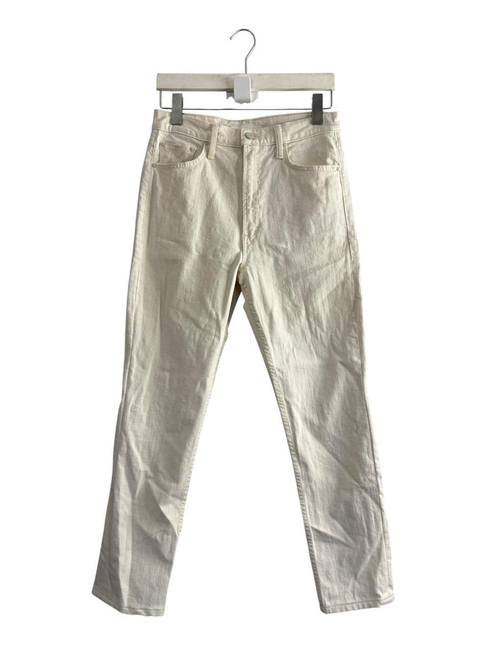 MOTHER Denim High-Waisted Rider Skimp Jeans in Act Natural women’s size 28